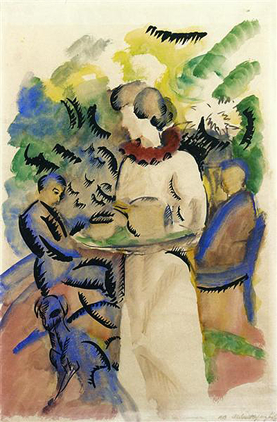 Afternoon in the Garden August Macke